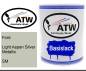 Preview: Ford, Light Aspen Silver Metallic, SM: 1L Lackdose, von ATW Autoteile West.
